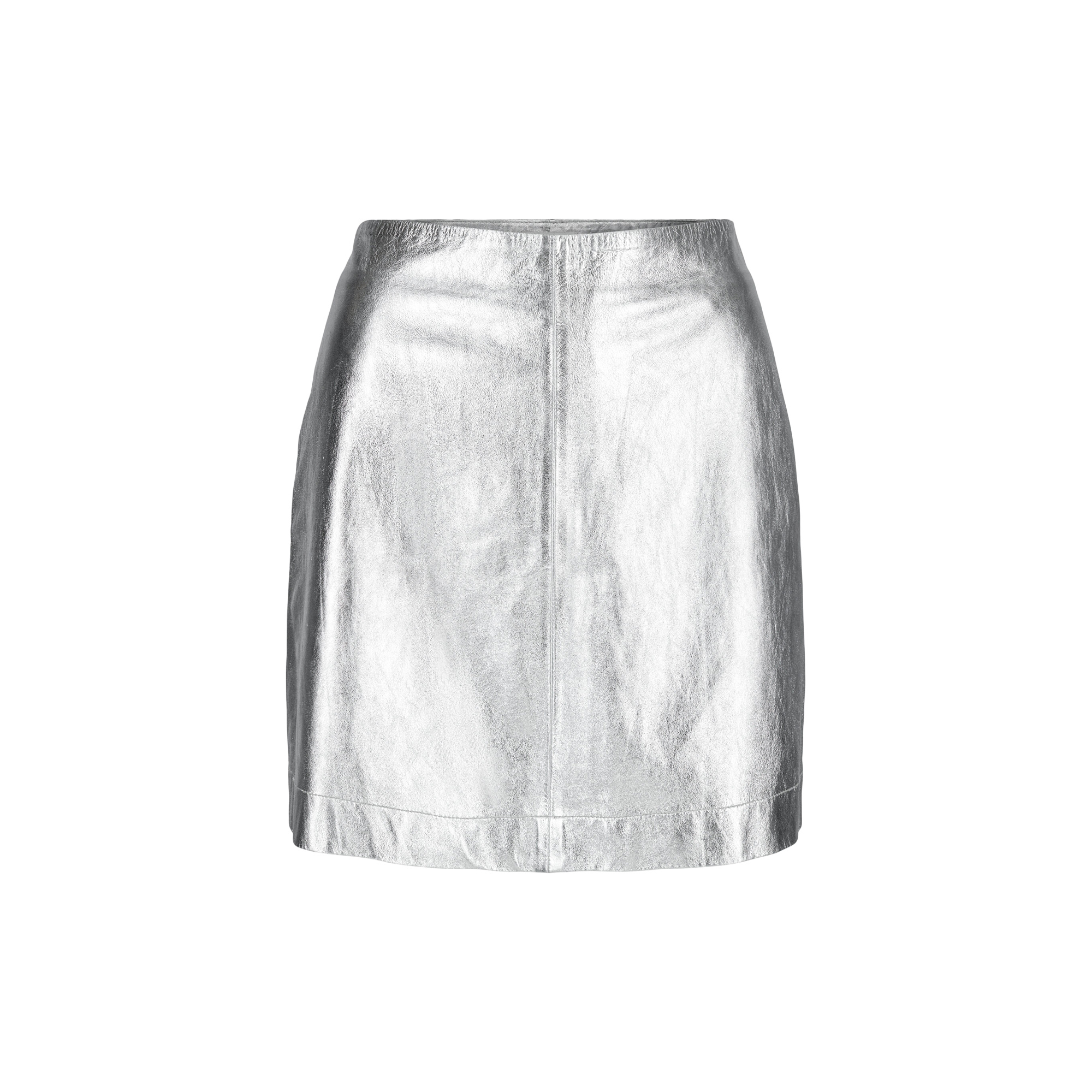 Metal Skirt Po, Silver